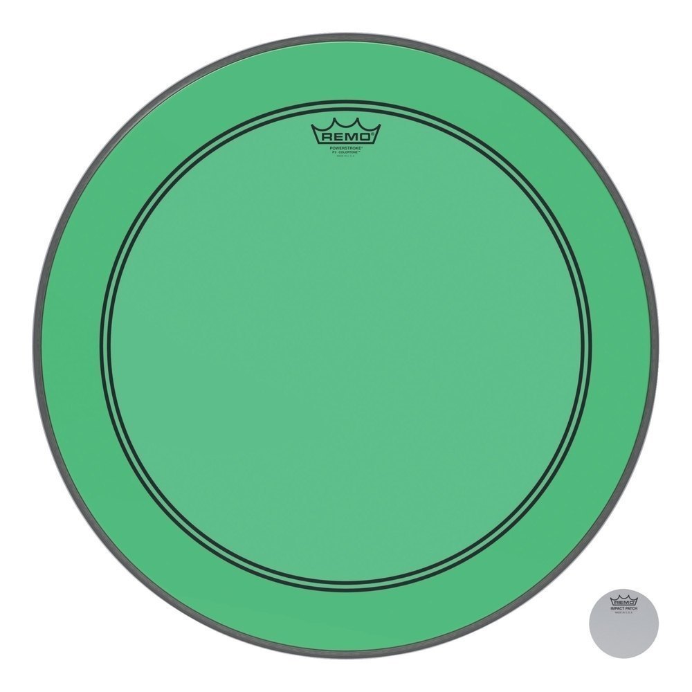 Remo Colortone Powerstroke 3 clear 26" Green