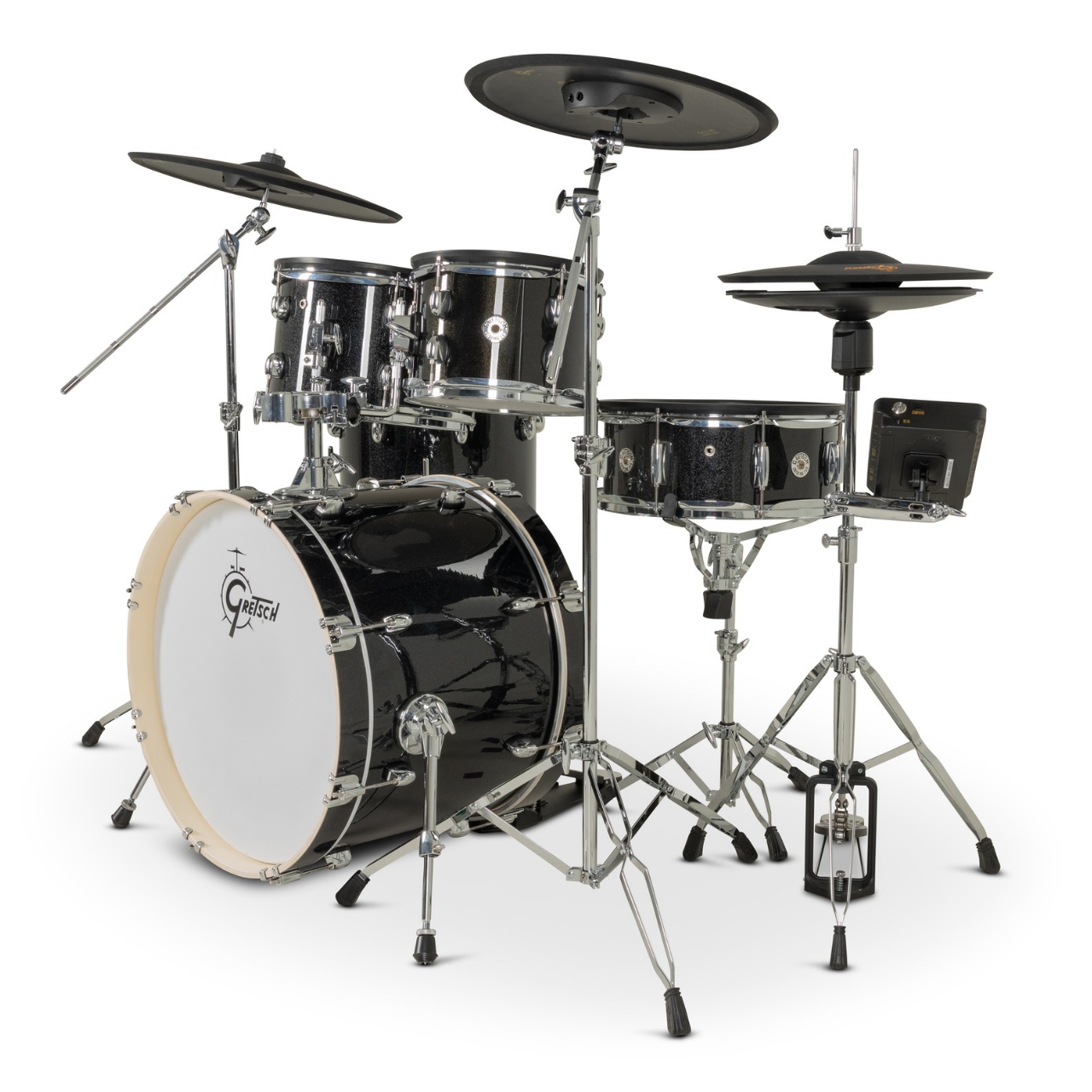 Gretsch Catalina Evo 5PC E-Drumset Black Sparkle