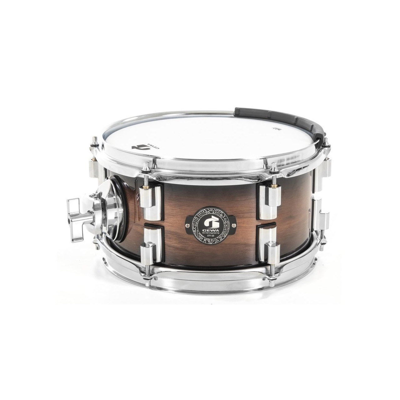 GEWA ETT-14-L 14" E-Drum Tom Pad Hochglanz Walnuss