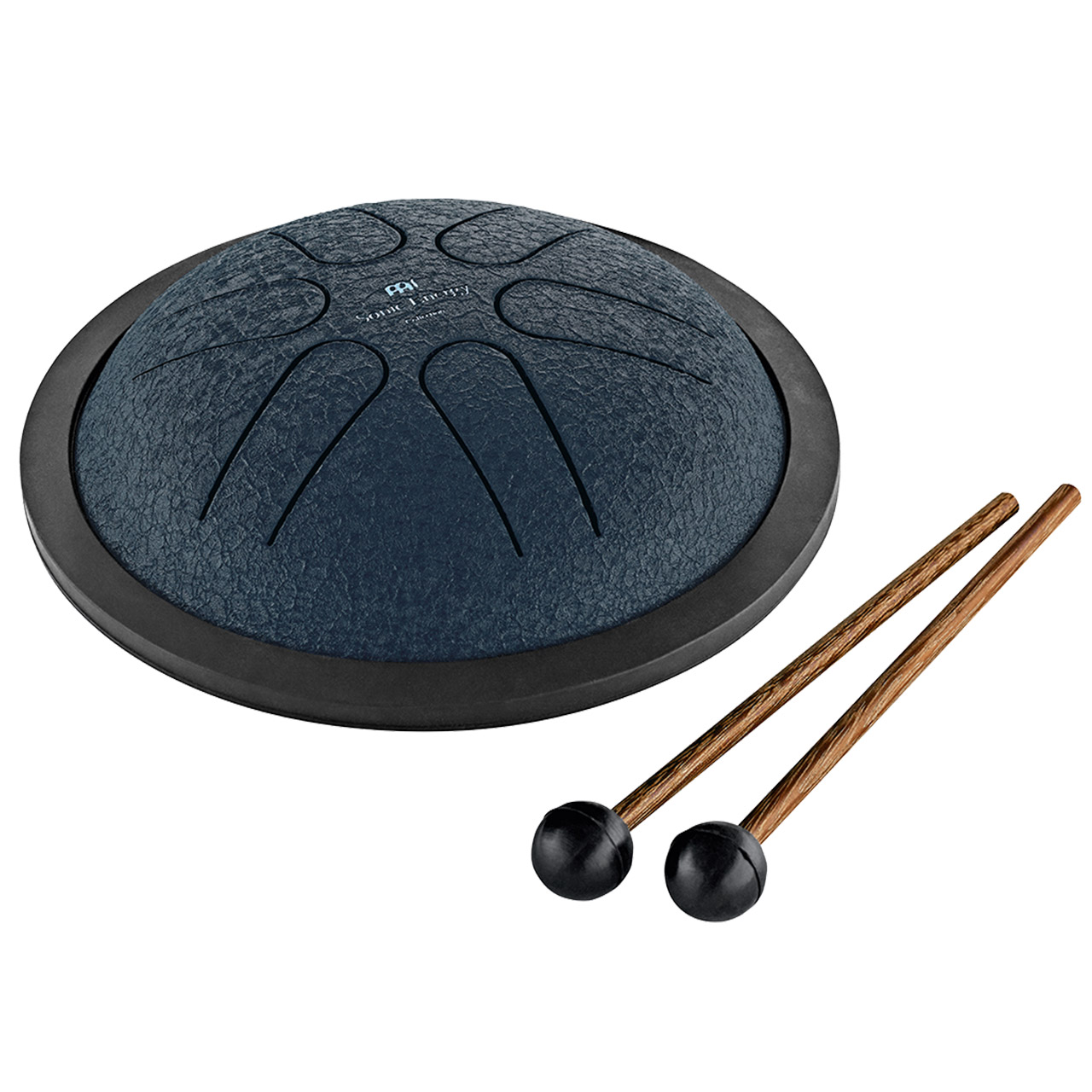 Meinl MSTD2NB Sonic Energy Mini Steel Tongue Drum,Navy Blue, A Major