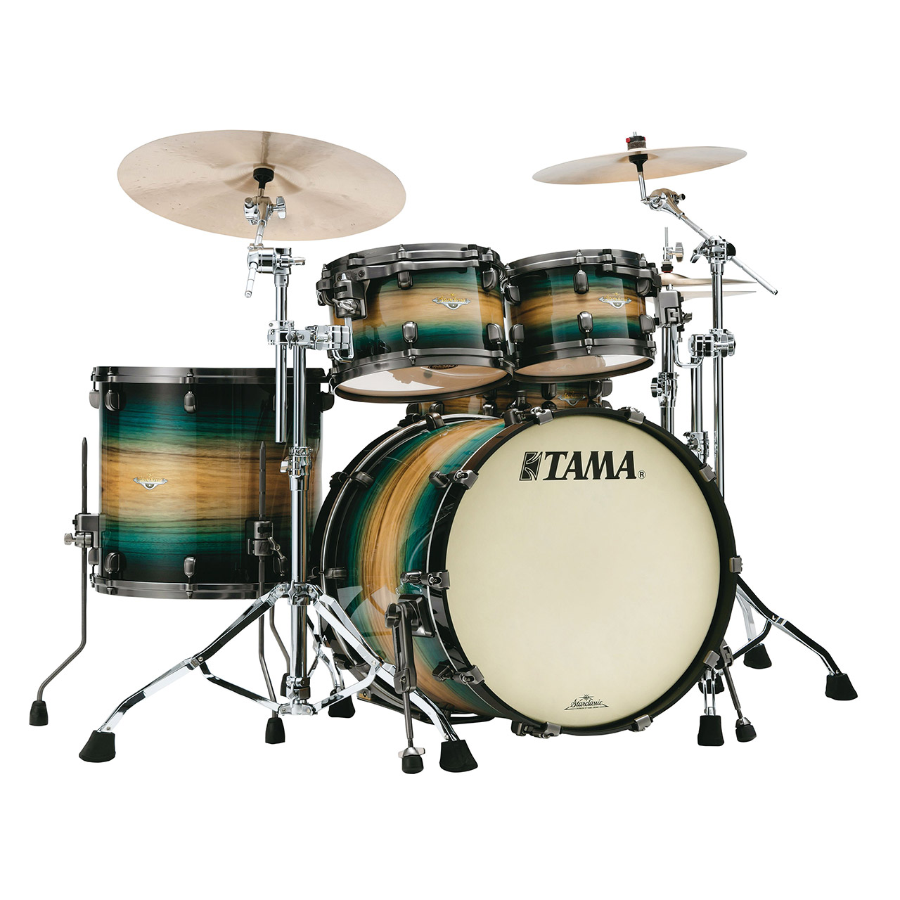 Tama Starclassic Maple Exotic Emerald Pacific Walnut Burst