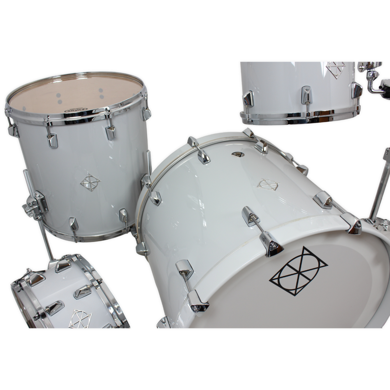 Dixon Artisan Maple Shellset Cool Grey 4-piece