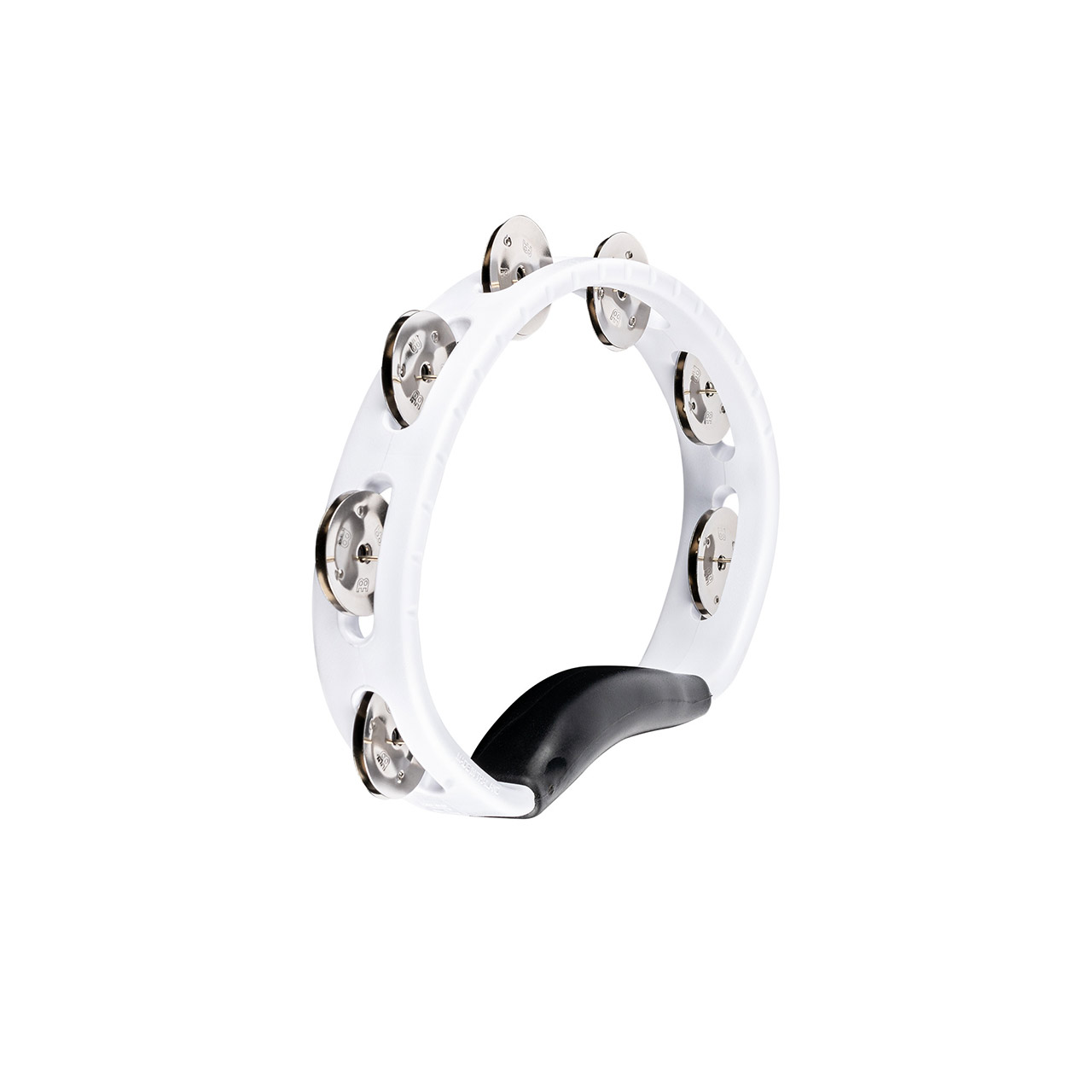 Meinl Percussion Headliner® Hand Held ABS Tambourine, White HTWH
