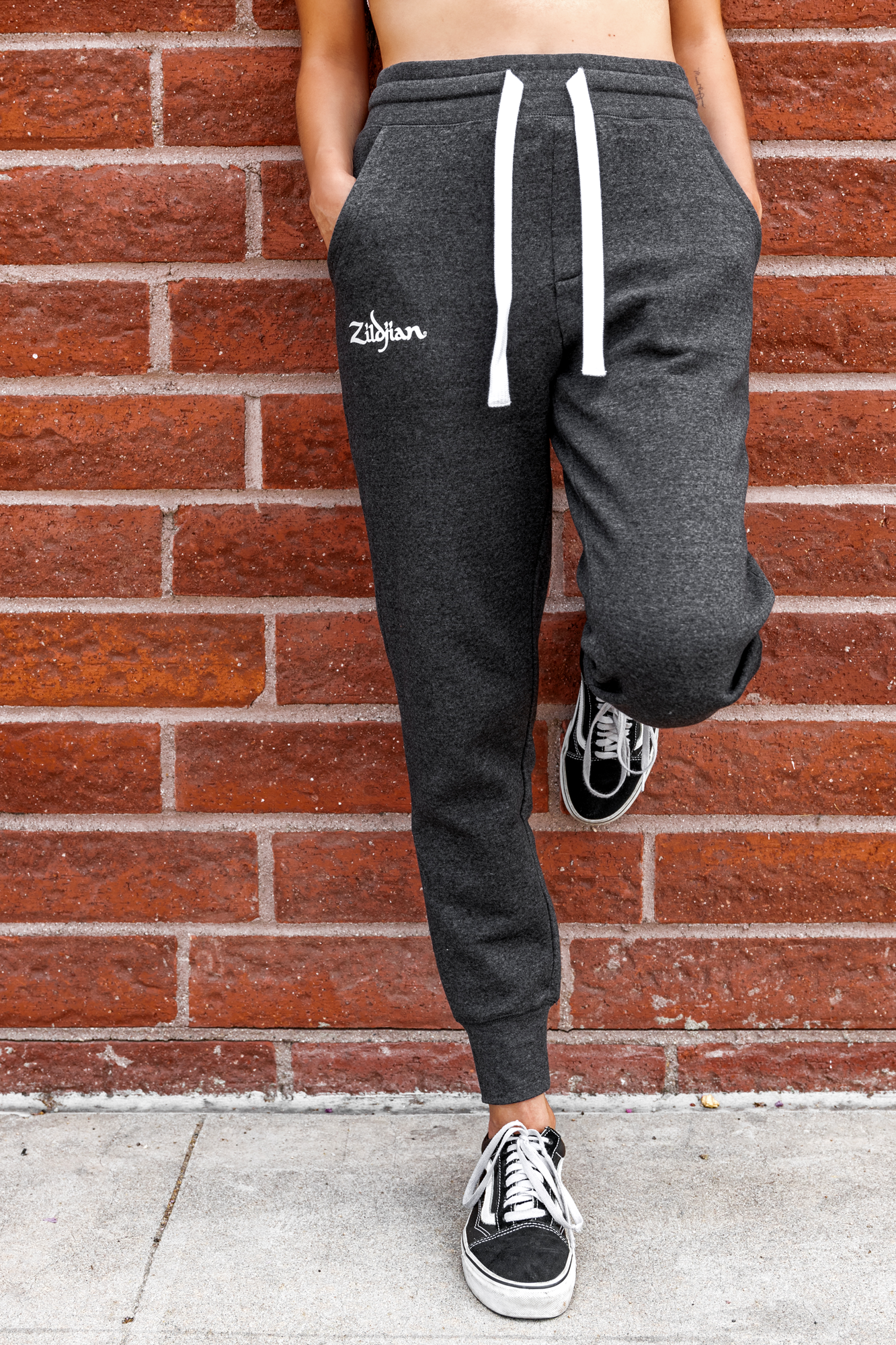 Zildjian Jogginghose, Gray Fleece Joggers, Größe L