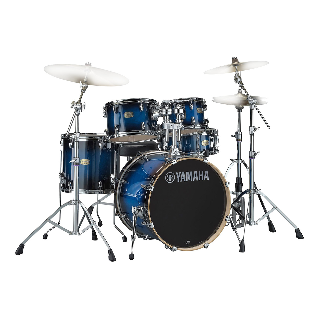 Yamaha Stage Custom Standard 6-Piece Set in Deep Blue Sunburst inkl. Hardware