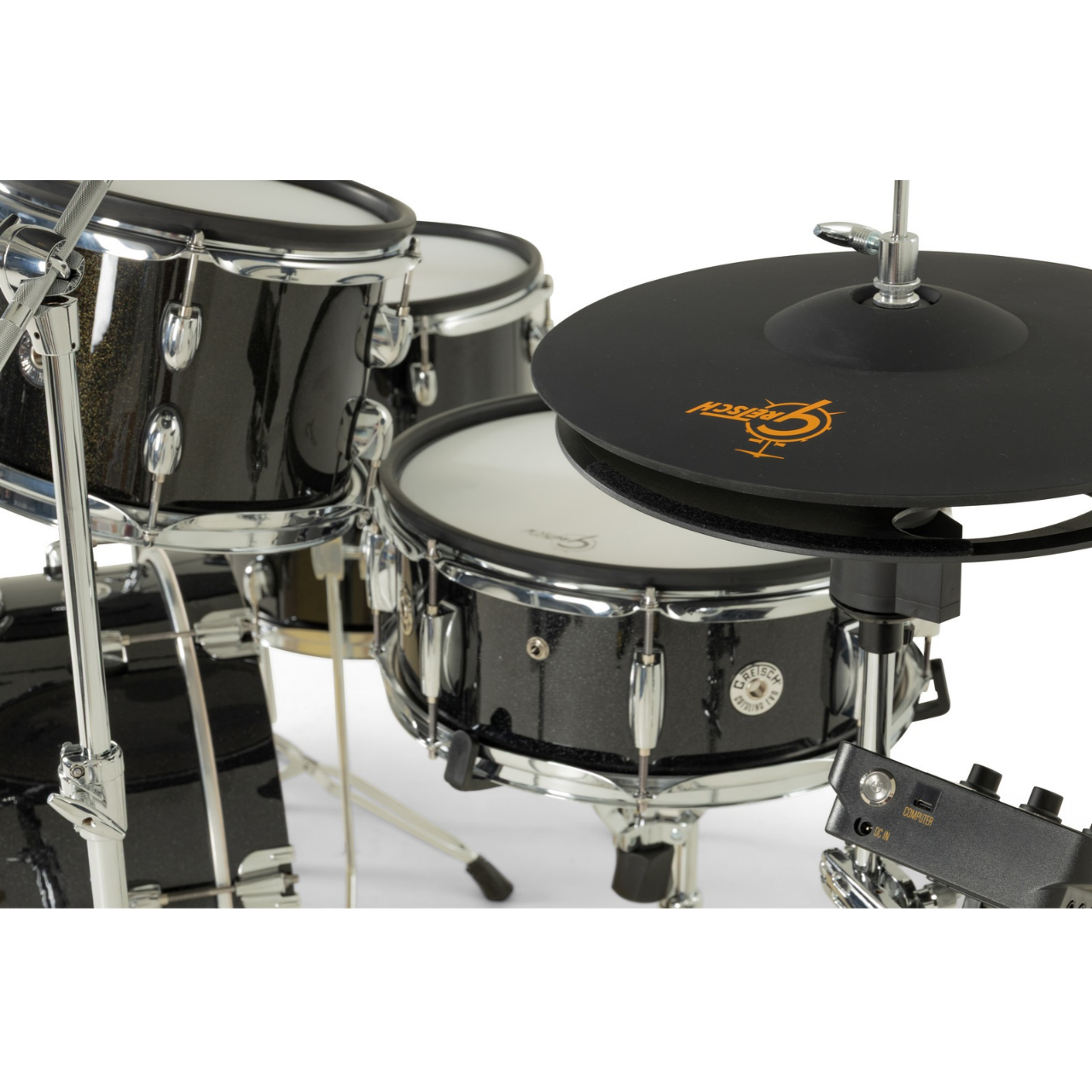 Gretsch Catalina Evo 4PC E-Drumset Black Sparkle