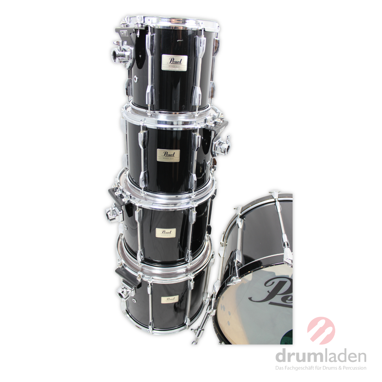 Pearl Session Elite SLX Schlagzeug Piano Black, gebraucht