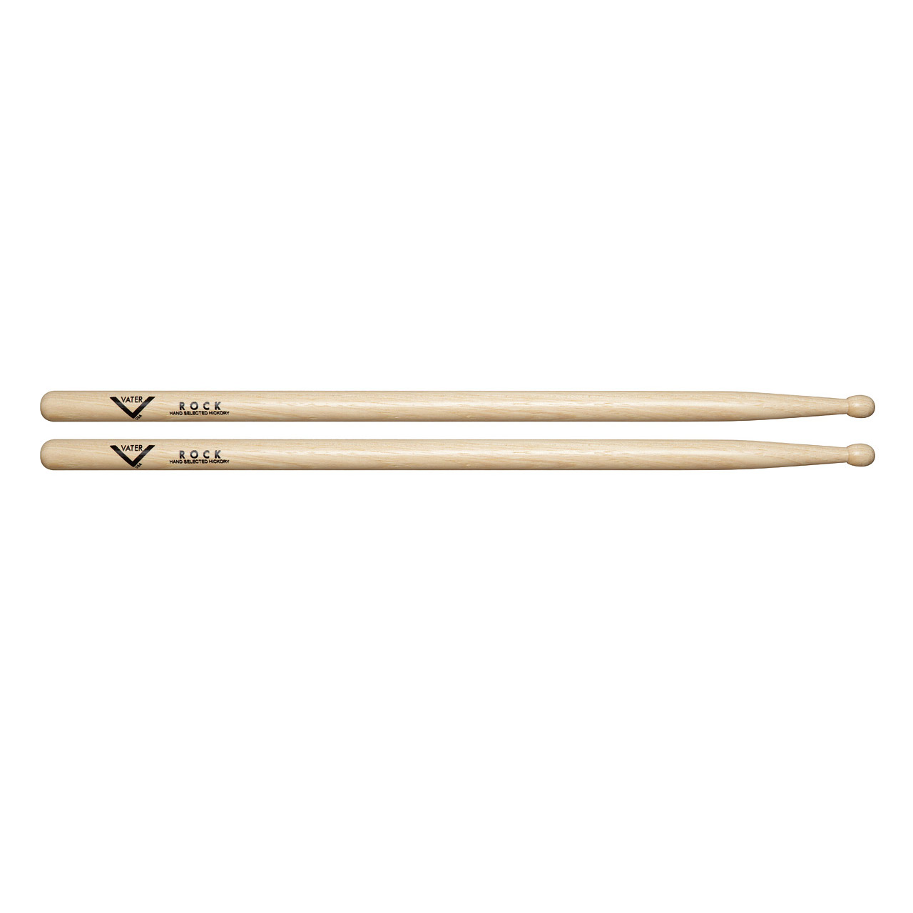 Vater Rock Hickory Drumsticks Wood Tip