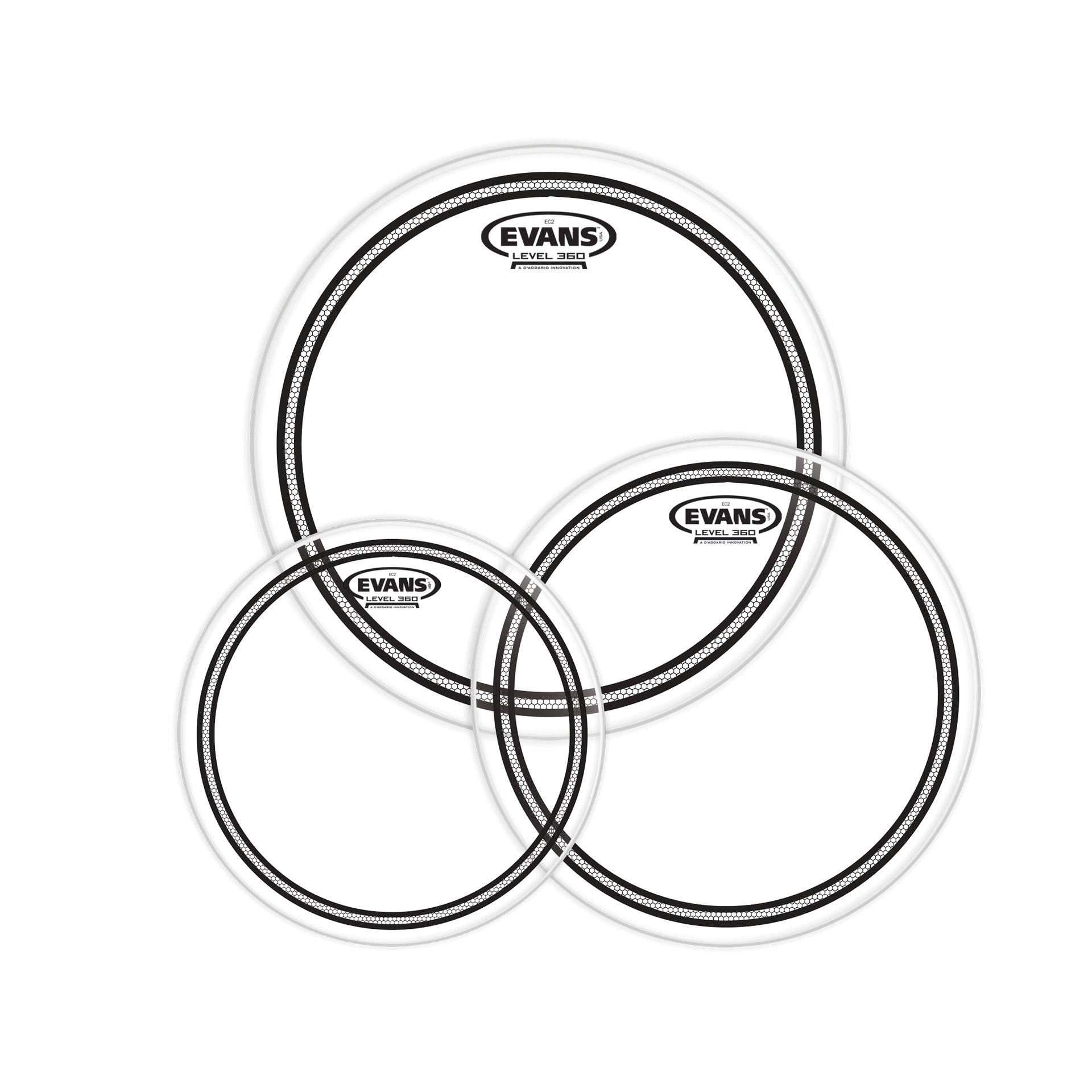Evans EC2S (clear) Fusion Tom Pack ETP-EC2SCLR-F