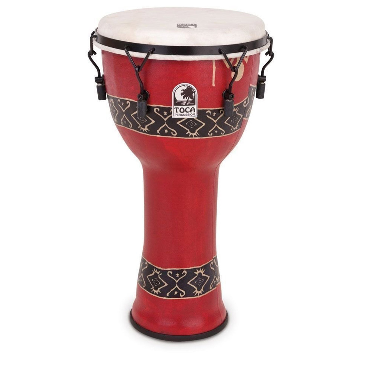 Toca Djembe Freestyle Mechanically Tuned SFDMX-9RP Bali Red