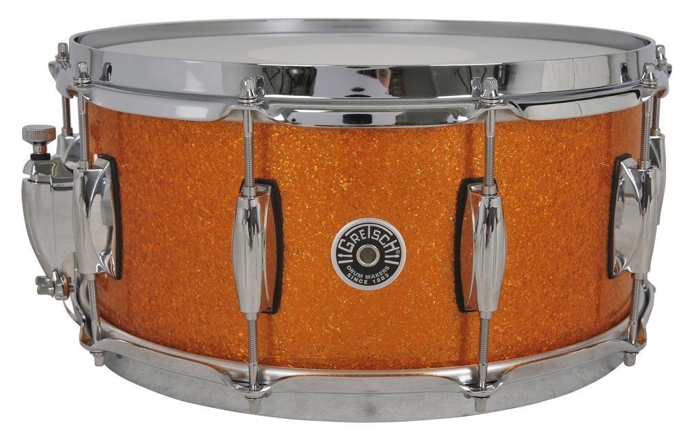Kopie von Gretsch Brooklyn Snare 14" x 6,5" Gold Sparkle #1