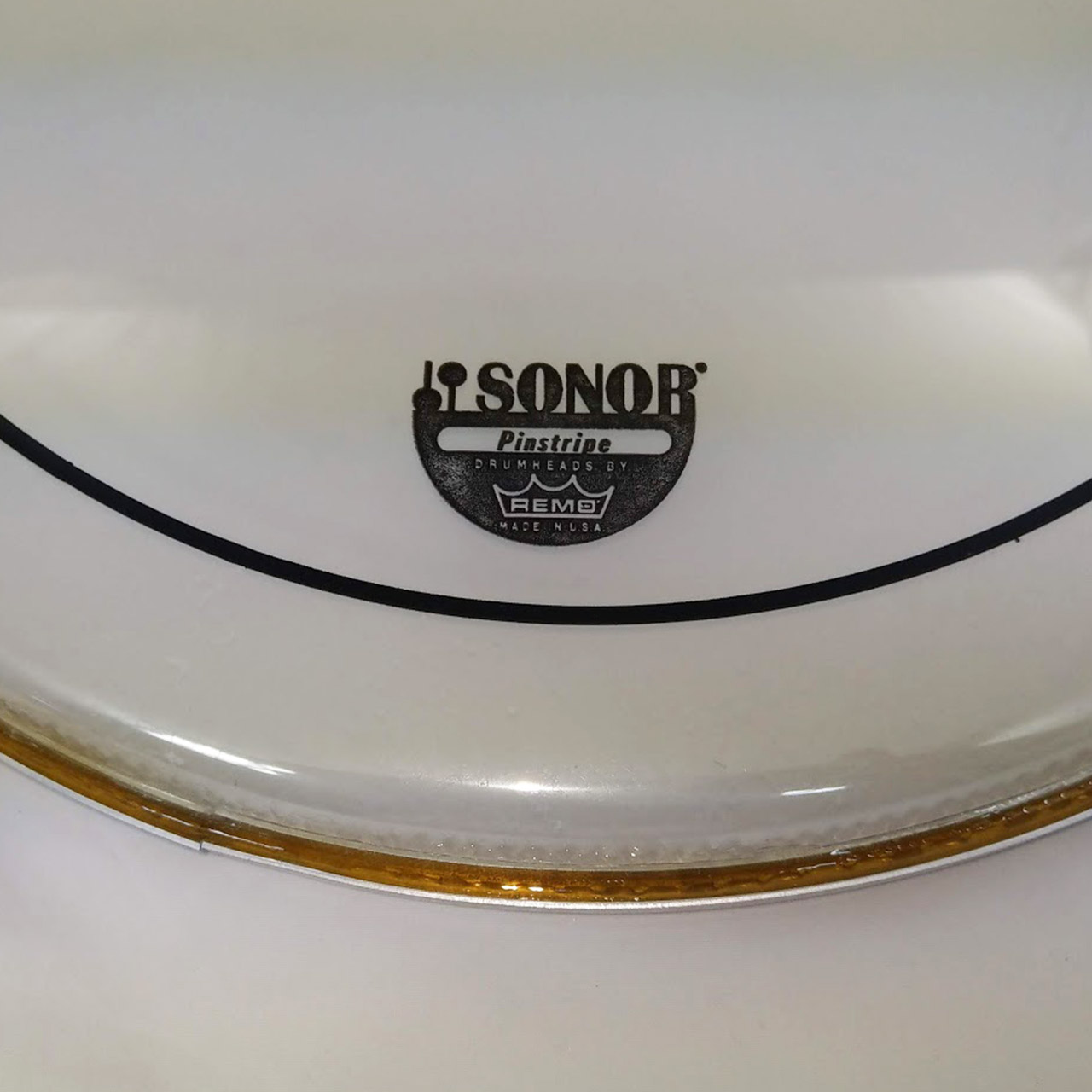 Remo Pinstripe clear 15" Lagerware mit Sonor Aufdruck