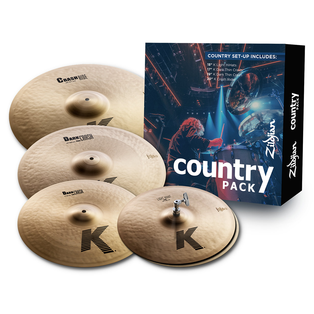 Zildjian K Country Pack
