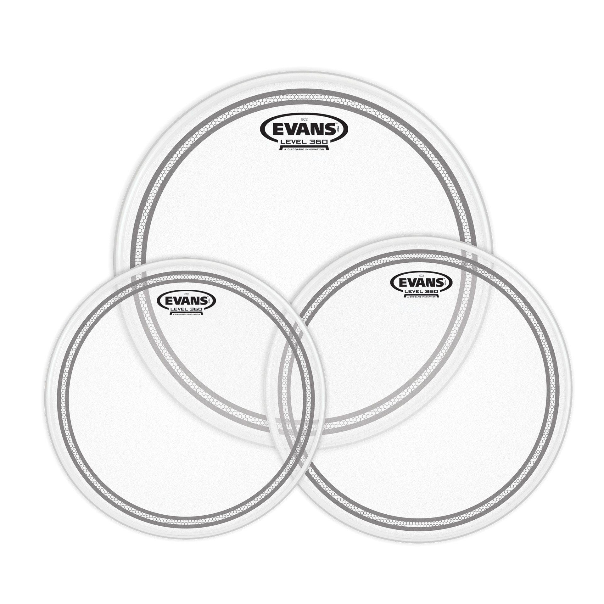 Evans EC2S (coated) Standard Tom Pack ETP-EC2SCTD-S