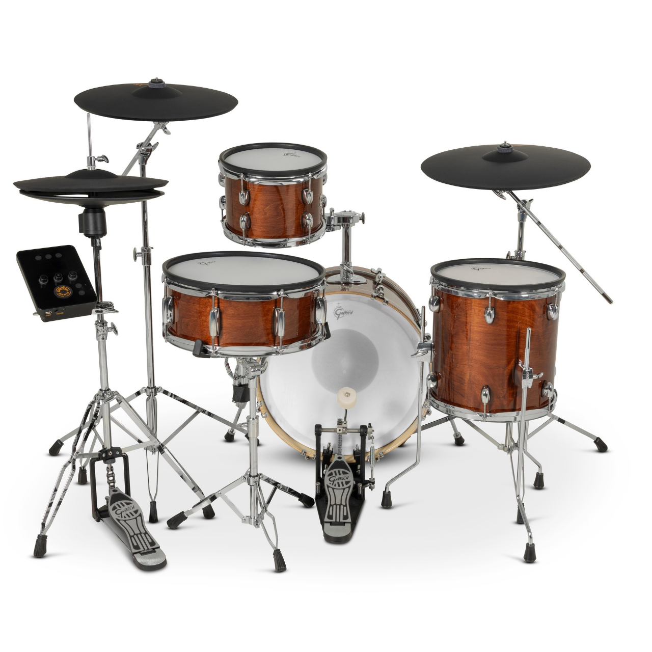 Gretsch Catalina Evo 4PC E-Drumset Walnut Glaze