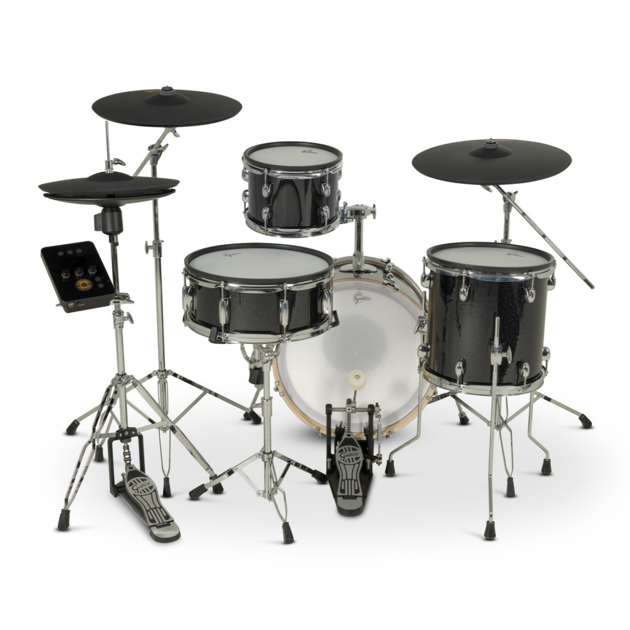 Gretsch Catalina Evo 4PC E-Drumset Black Sparkle