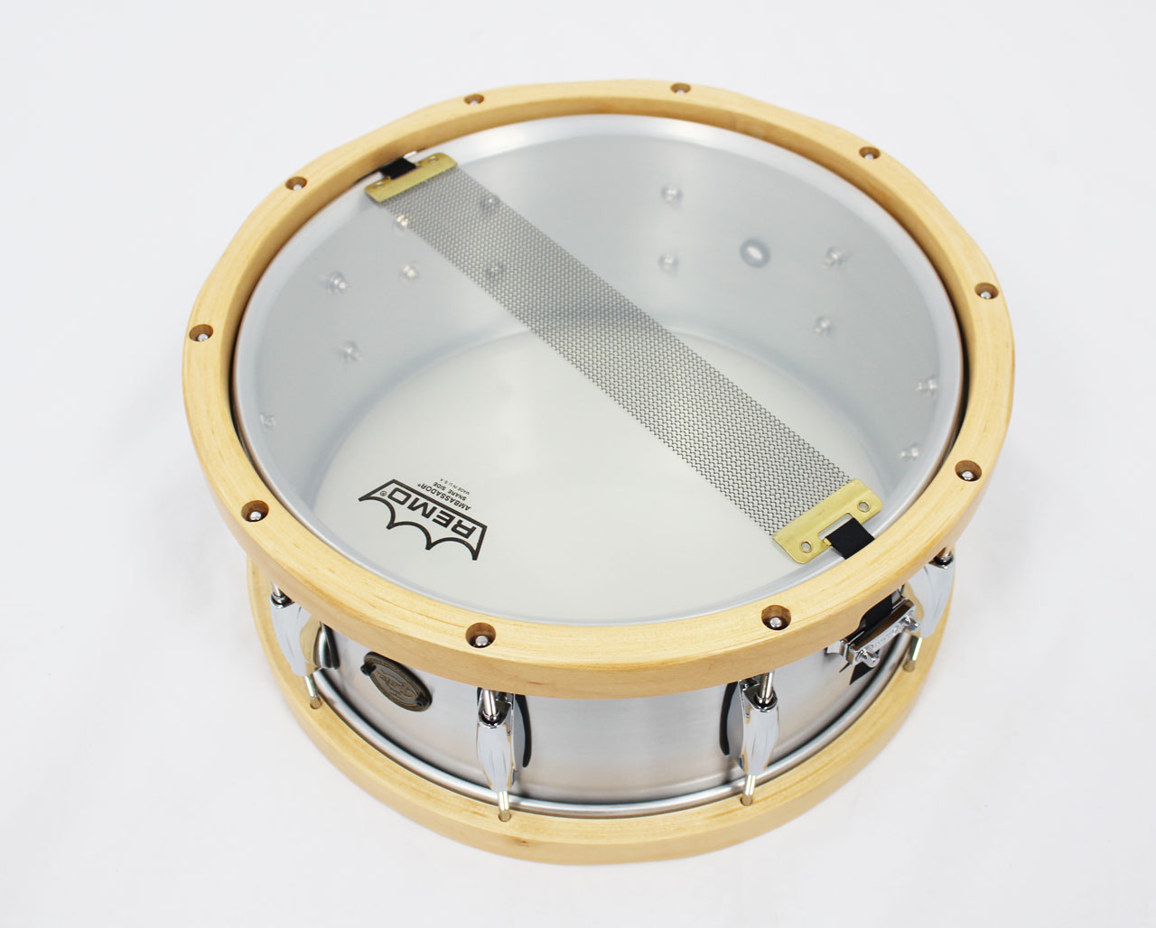 Gretsch Full Range S1-6514A-WH 14" x 6,5" Aluminium Woodhoops