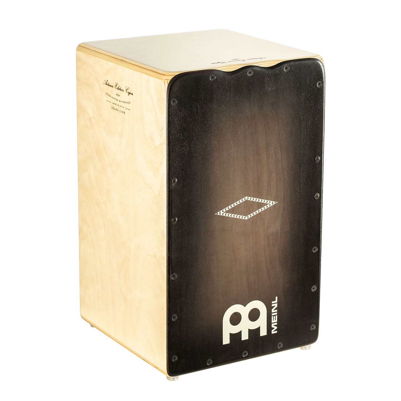 MEINL Artisan Edition Cajon Soleá Line - Ebony Burst AESLEYB