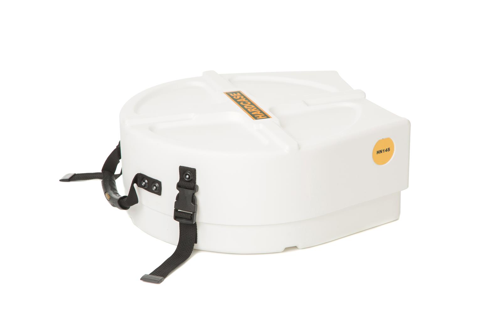 Hardcase HNL14S-W Snare Case 14" - White - komplett gepolstert