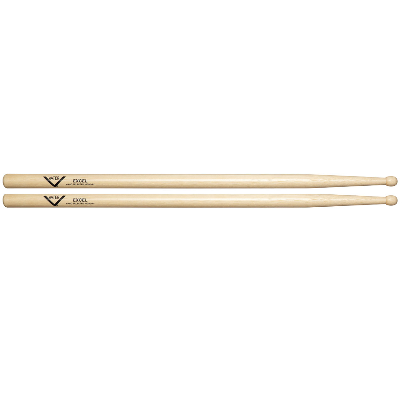 Vater Excel Hickory Drumsticks Wood Tip