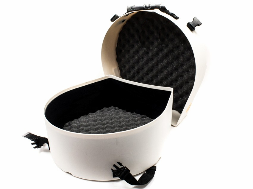 Hardcase HNL14S-W Snare Case 14" - White - komplett gepolstert