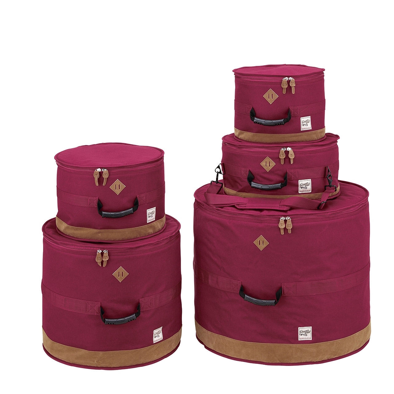 Tama TDSS52KWR Wine Red Powerpad Taschensatz für Schlagzeug