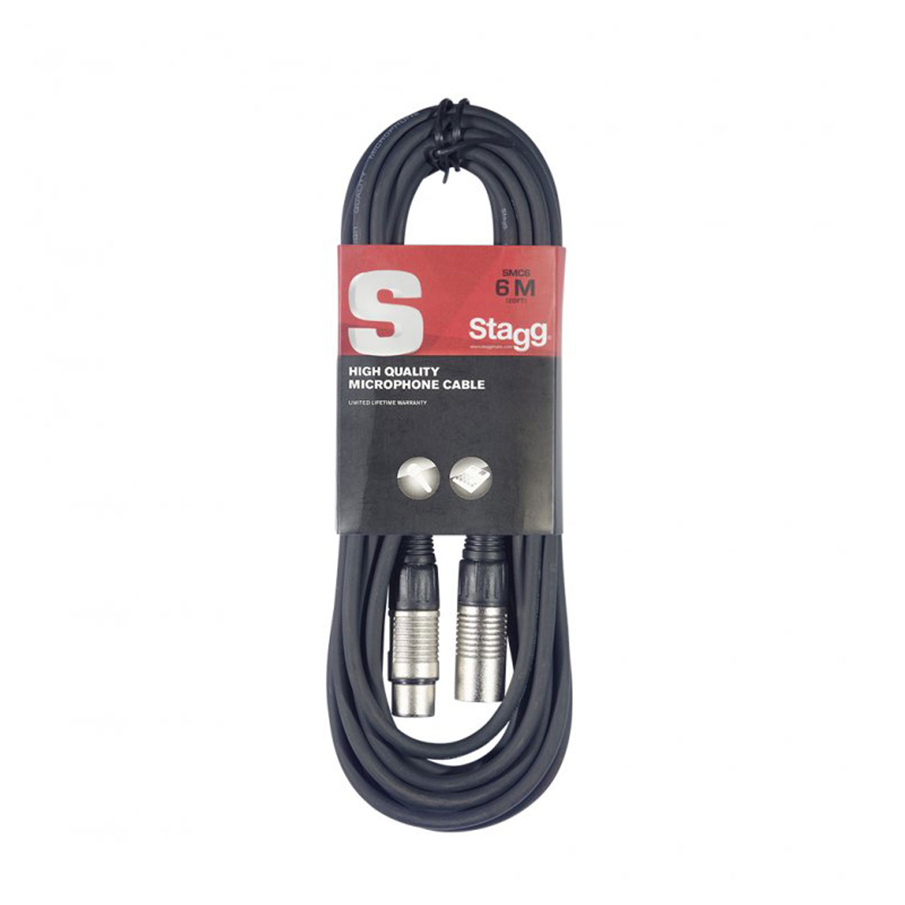 Stagg SMC6 6M Mikrofonkabel XLRf-XLRm