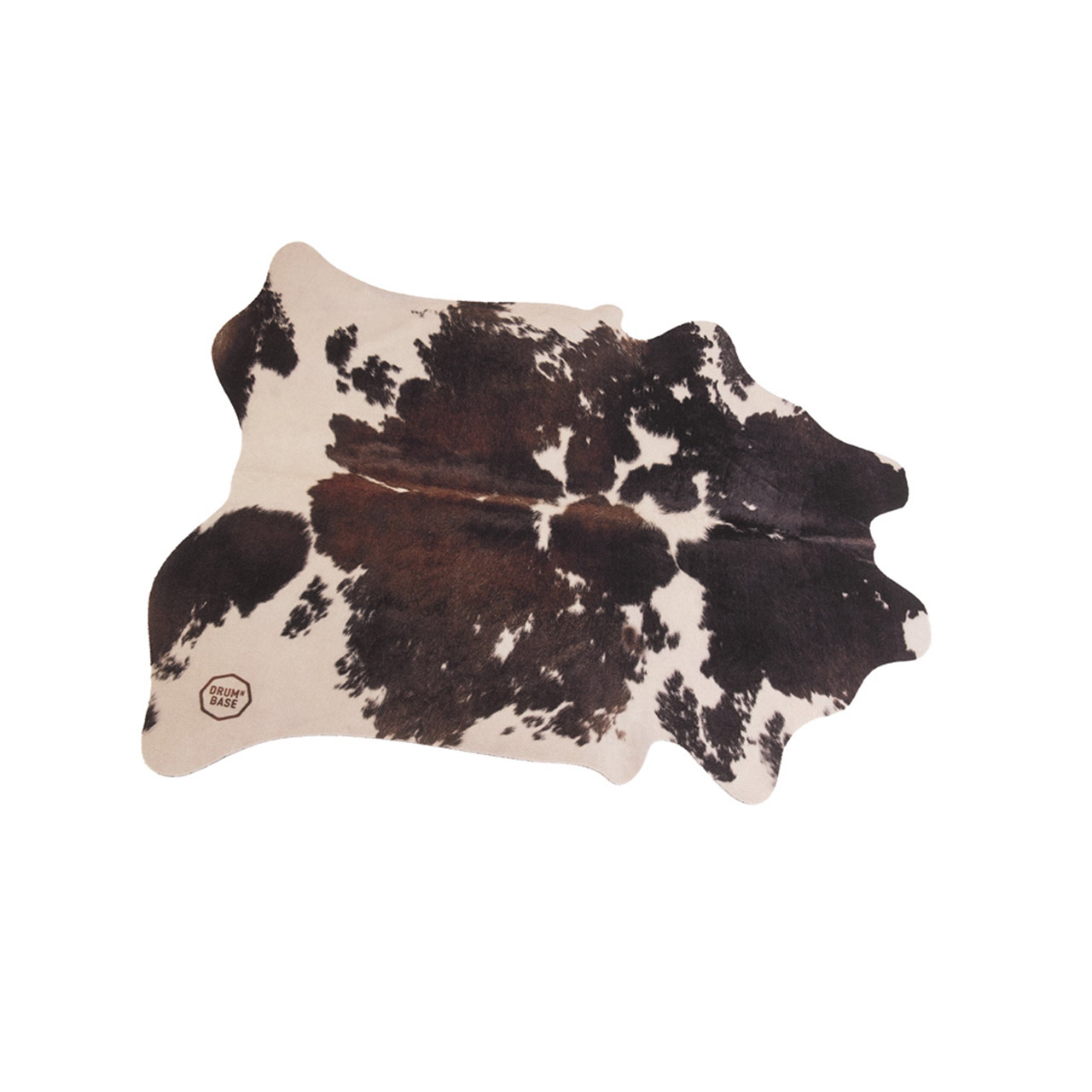 Drum N Base VGN CBLW Drum Mat VEGAN COW CLARA - BLACK/WHITE