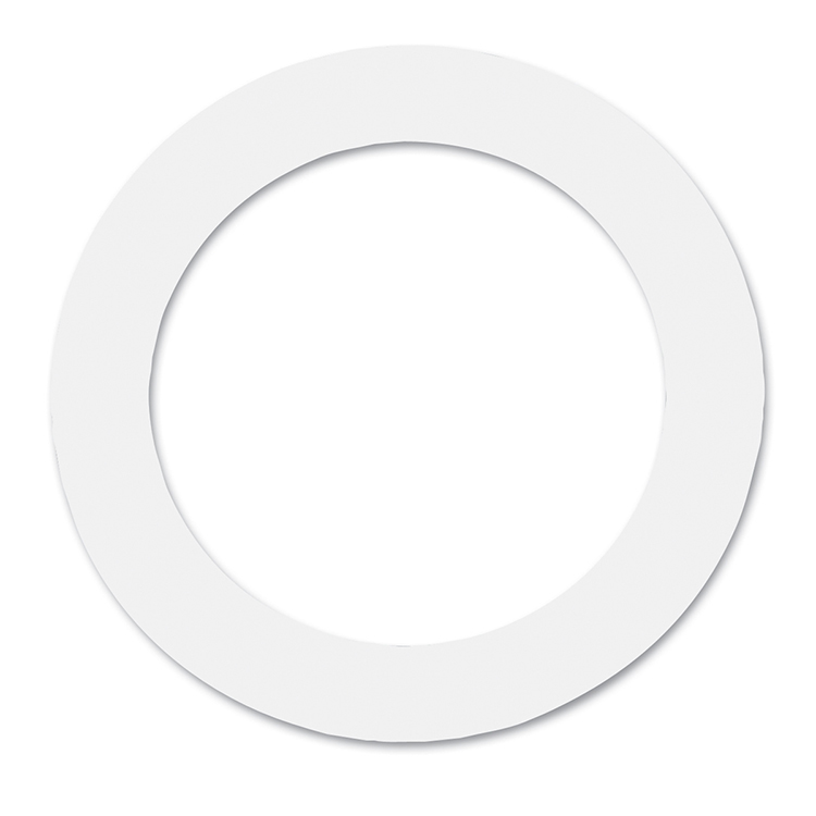 KickPort TRG-WH T-Ring, white Bassdrum Lochverstärkungsring