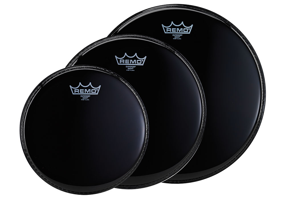Remo Emperor Ebony 10"