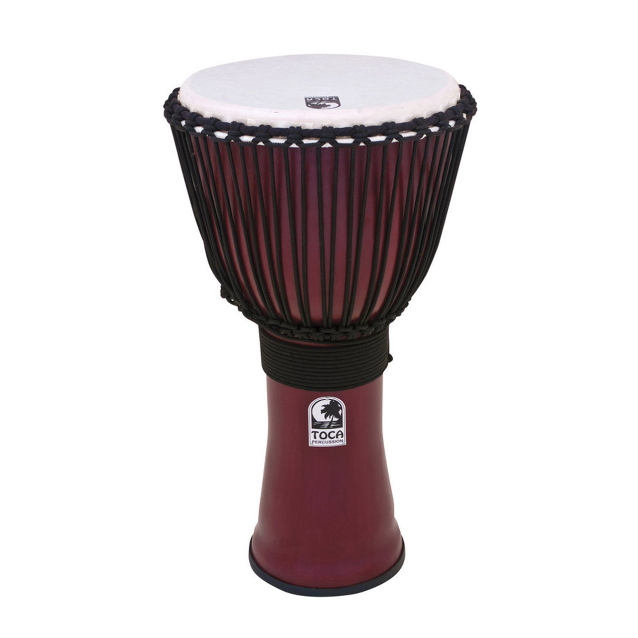 Toca Djembe Freestyle II Rope Tuned TF2DJ-12R  Dark Red