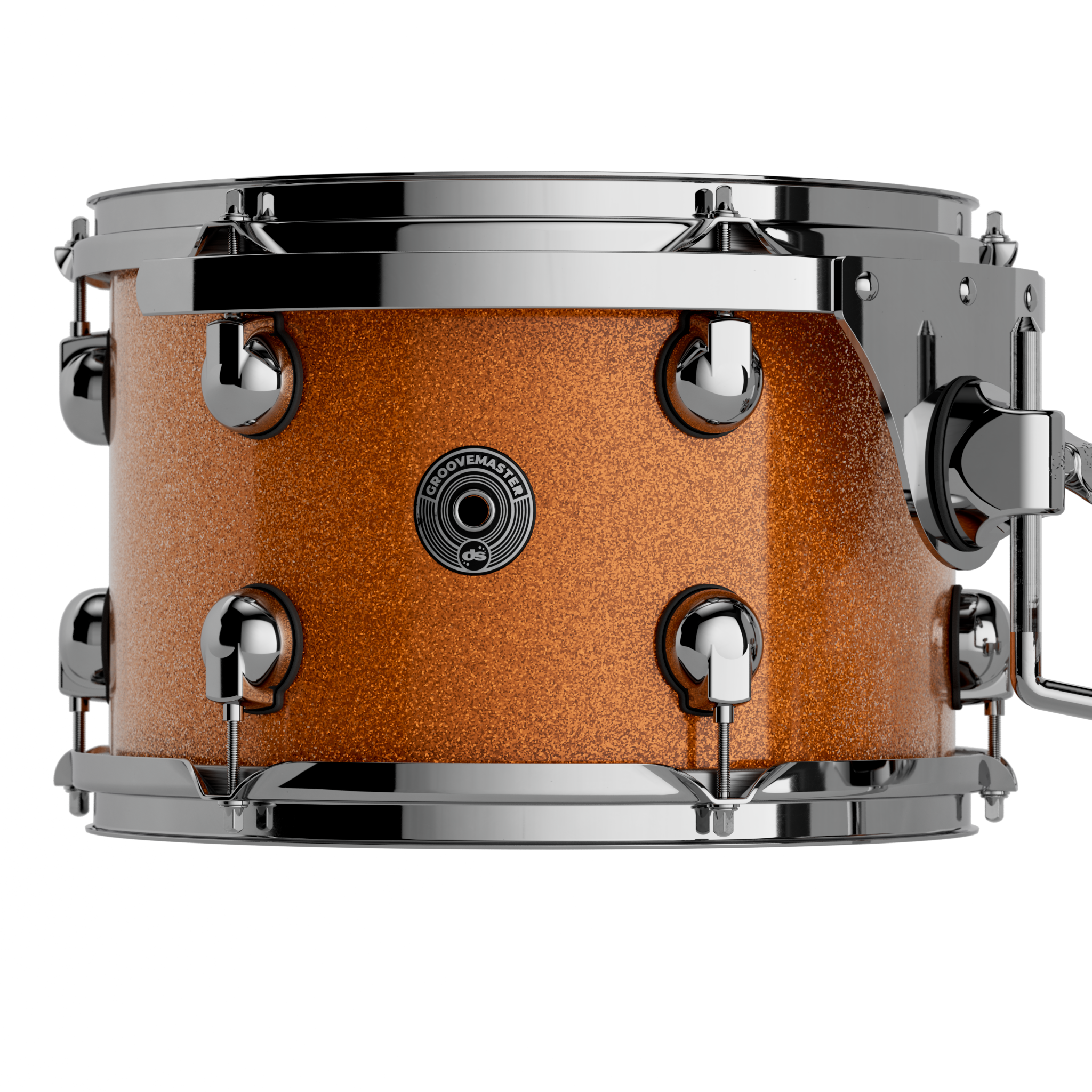 DS Drum Groovemaster Club in Orange Galaxy inkl. Hardware