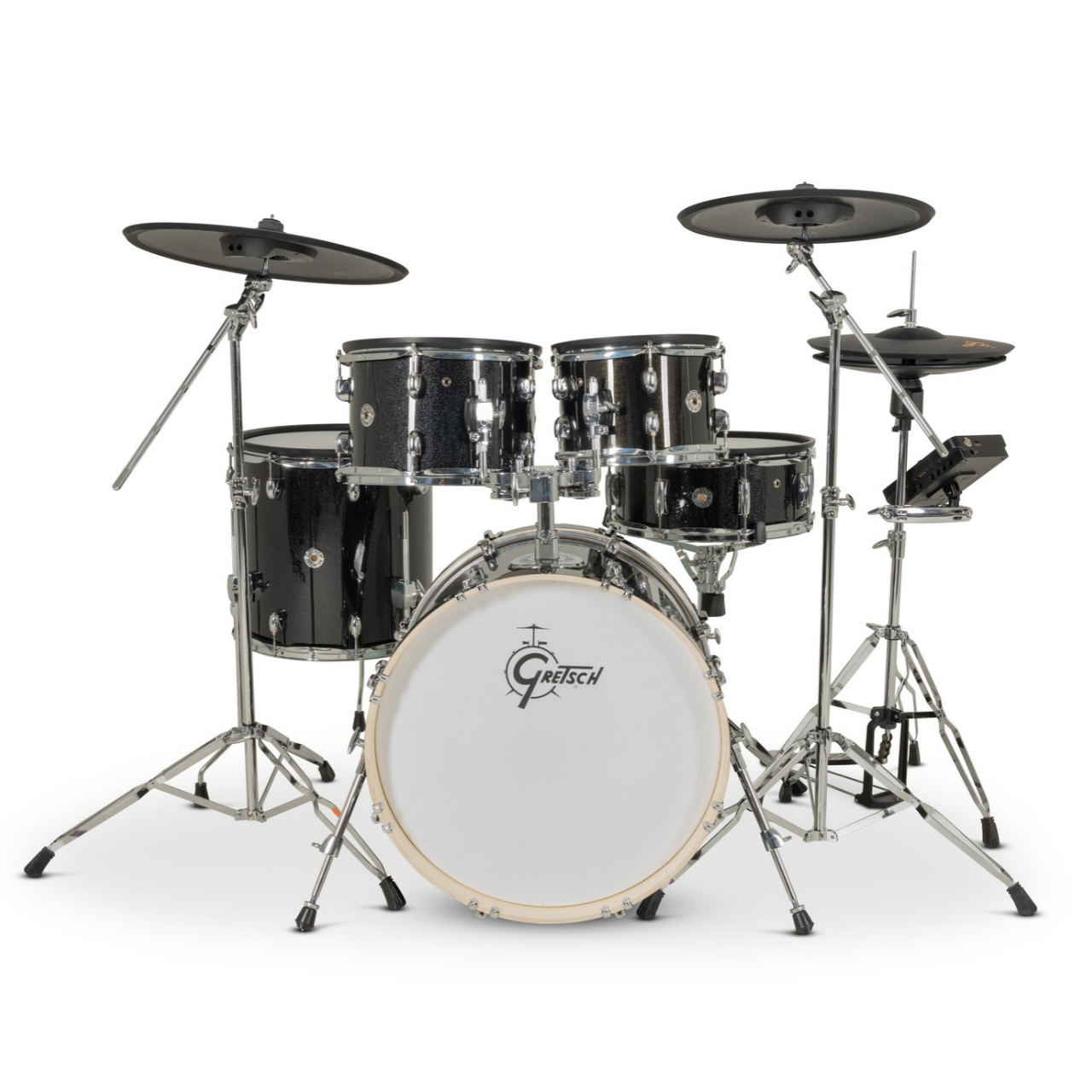 Gretsch Catalina Evo 5PC E-Drumset Black Sparkle