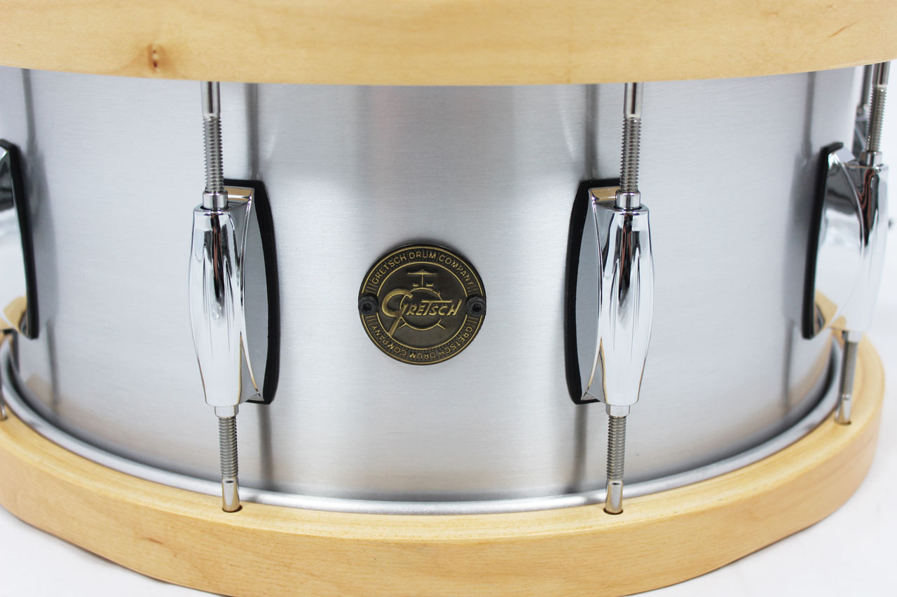 Gretsch Full Range S1-6514A-WH 14" x 6,5" Aluminium Woodhoops