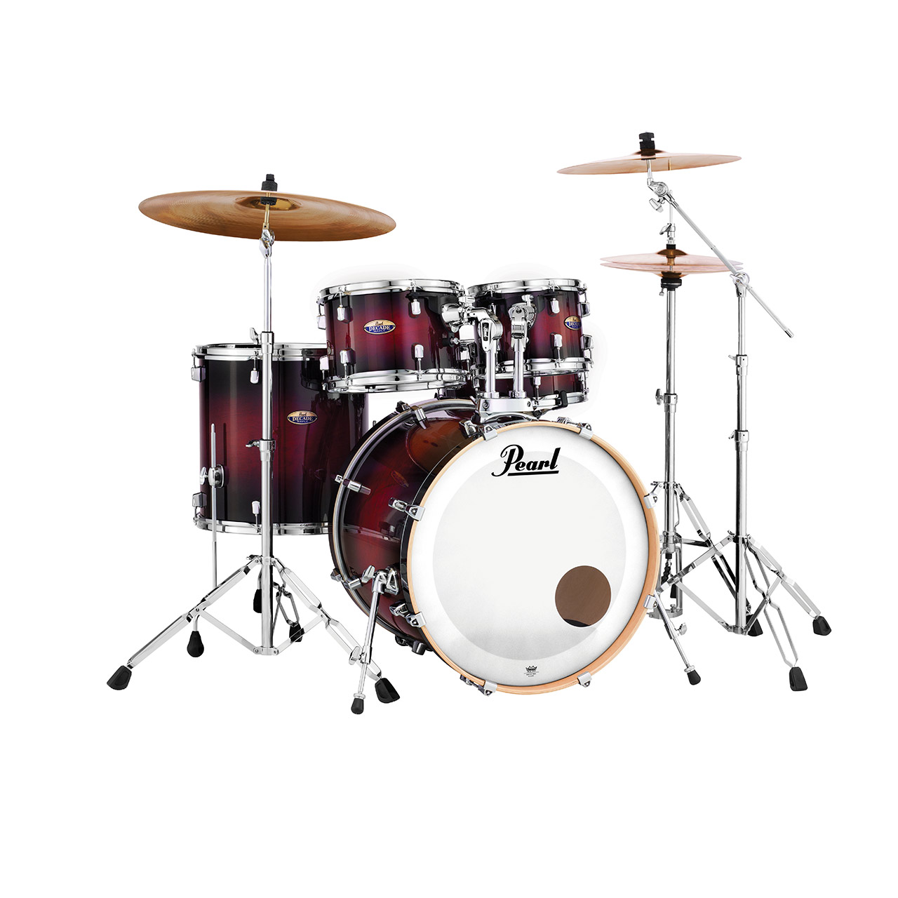 Pearl Decade Maple DMP925S/C261 Gloss Deep Red Burst