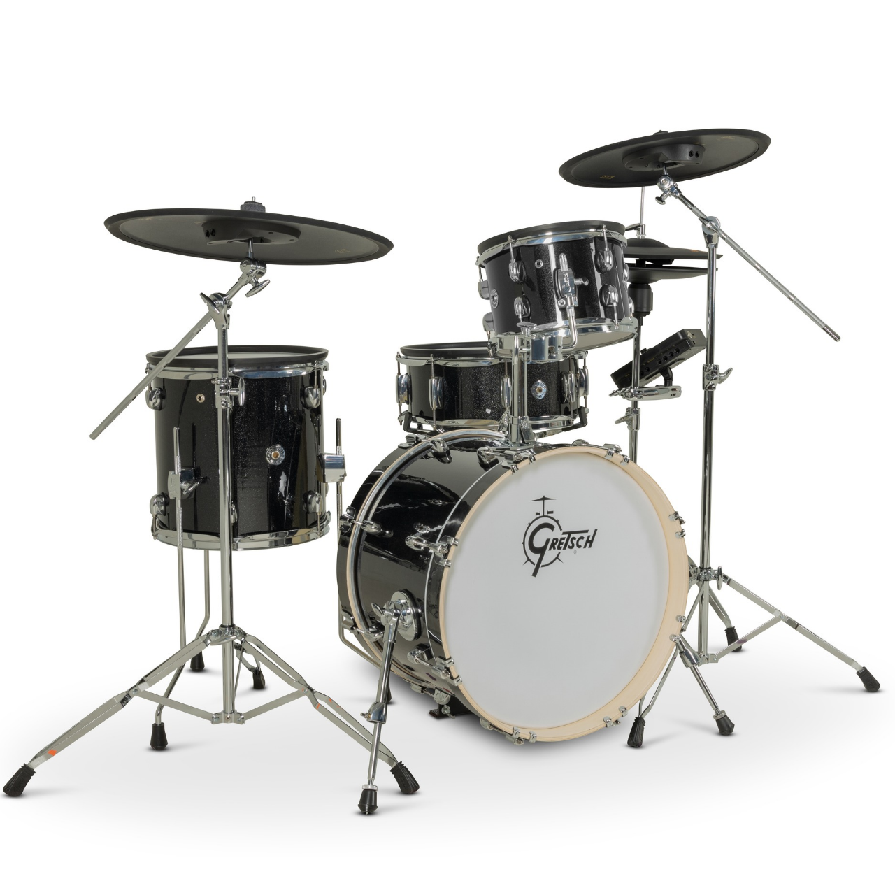 Gretsch Catalina Evo 4PC E-Drumset Black Sparkle