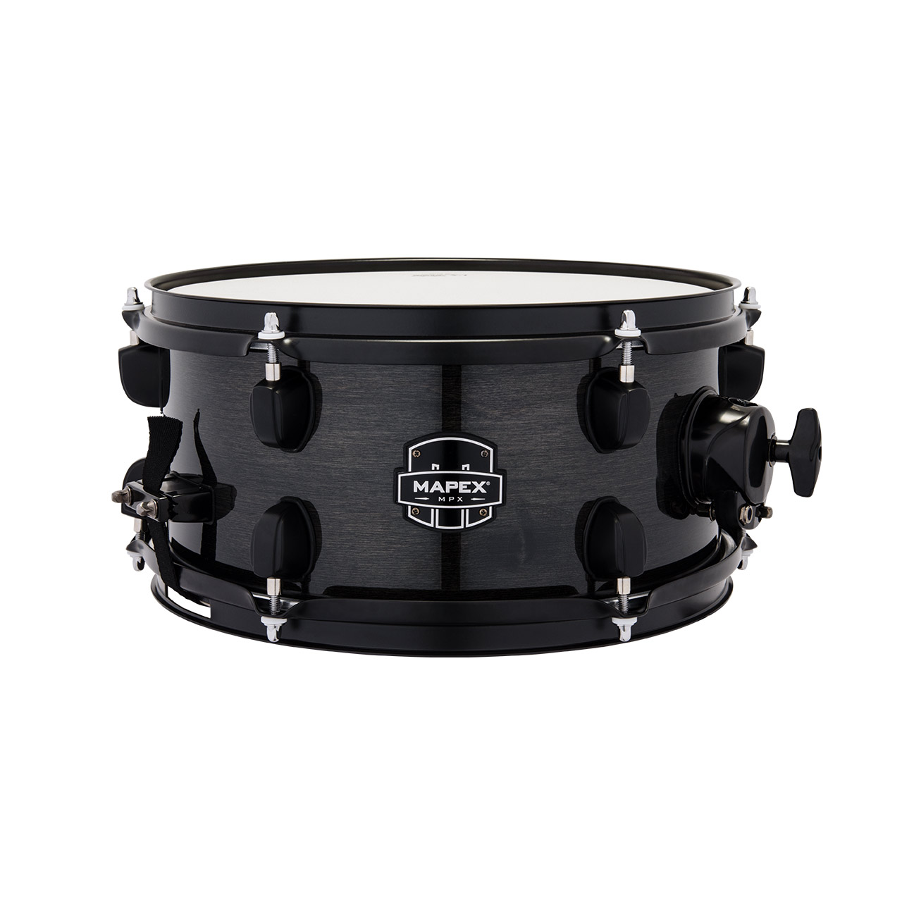 Mapex MPX 12" x 6" Hybrid Snare Transparent Midnight Black