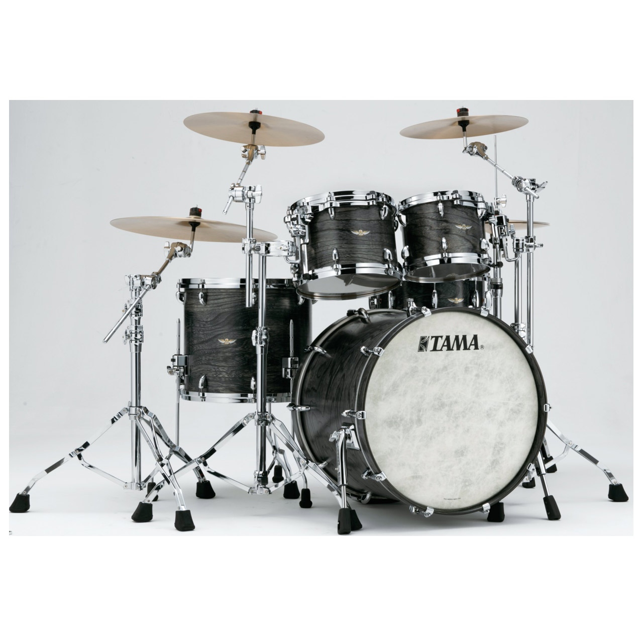 Tama Star Walnut Drums TW42RZS-ASCS Satin Charcoal Japanese Sen