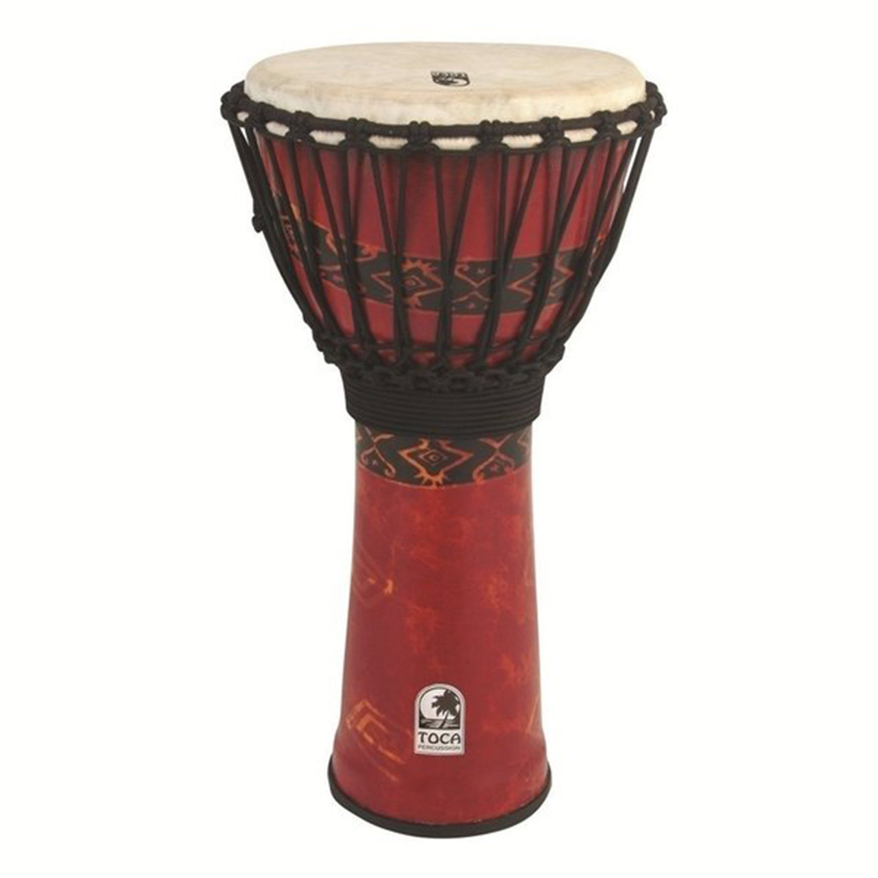 Toca Djembe Freestyle Rope Tuned SFDJ-9RP Bali Red