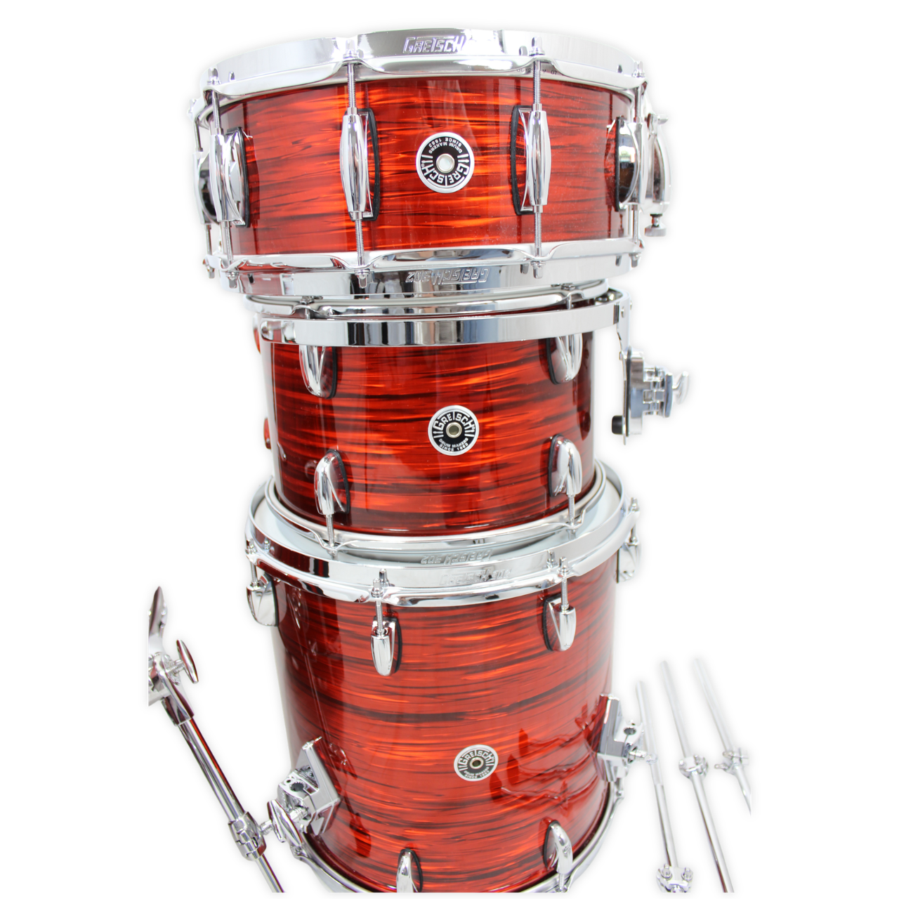 Gretsch Brooklyn Shell Set 4-piece, Orange Oyster