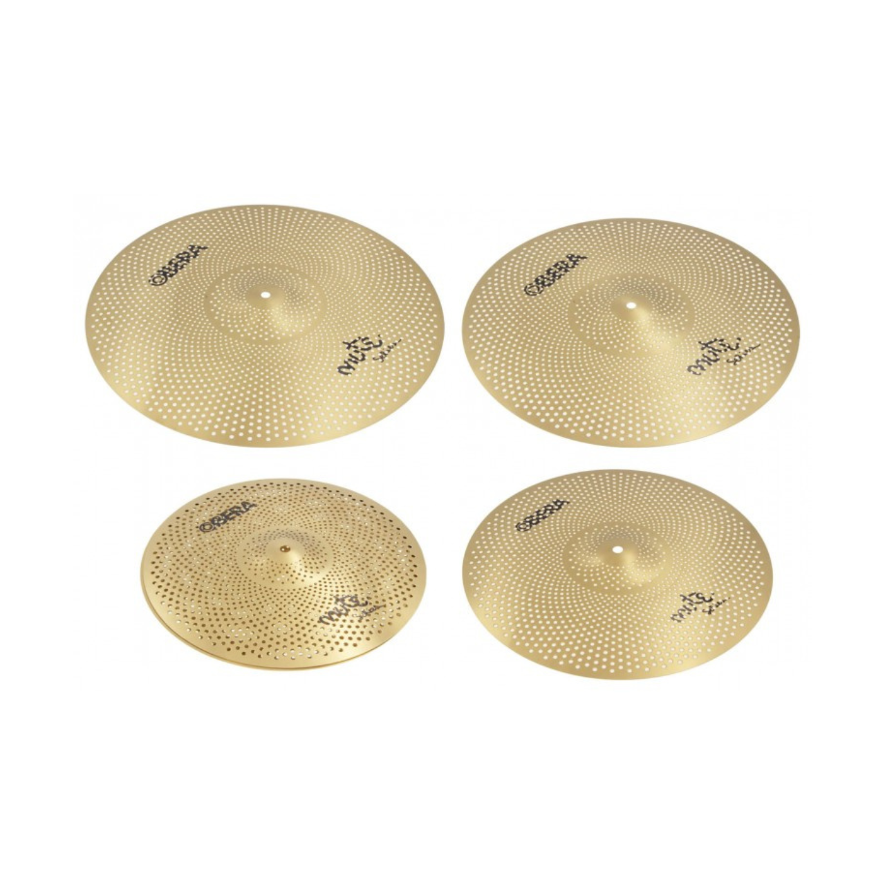 Obera Mute Cymbal Set4 Brass Finish