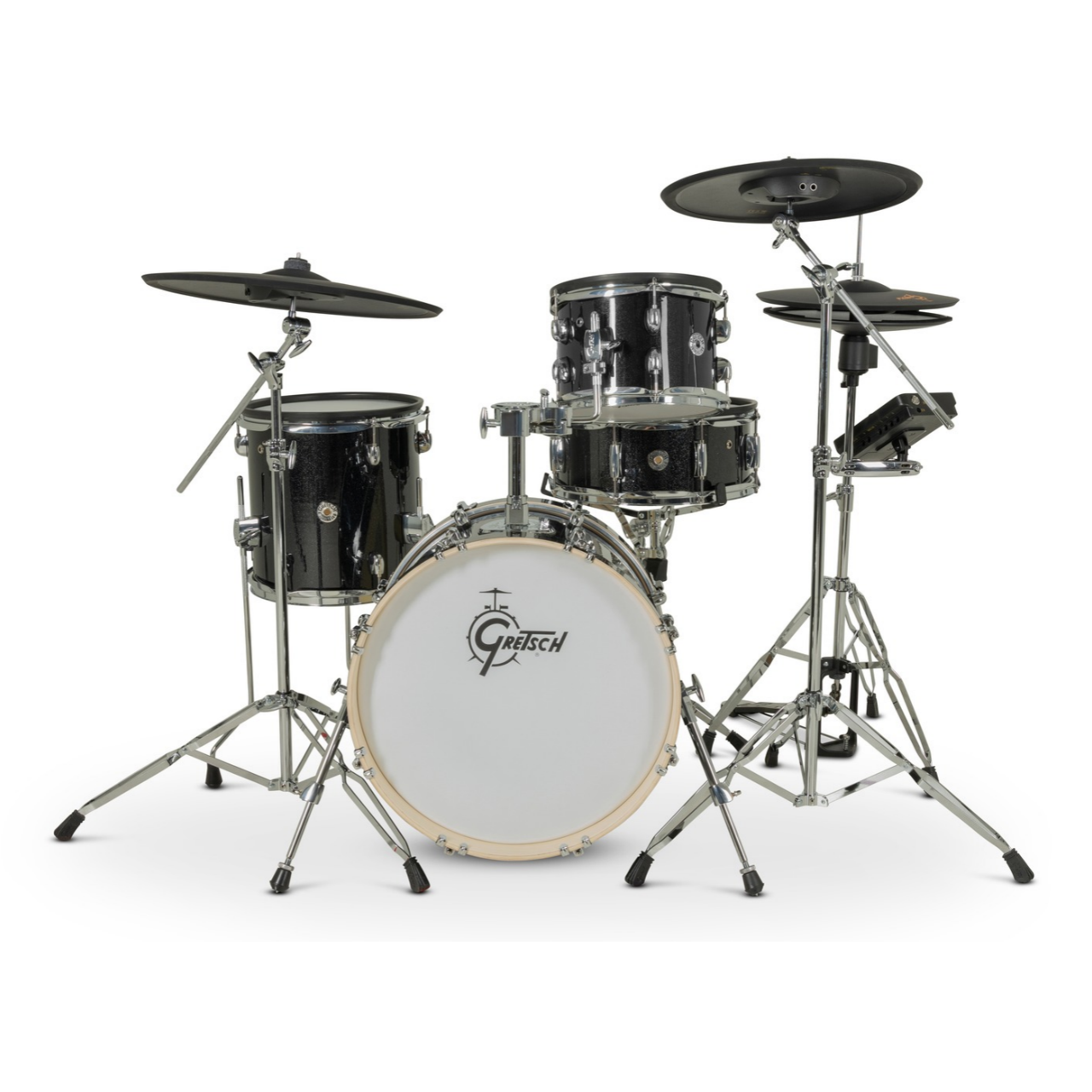 Gretsch Catalina Evo 4PC E-Drumset Black Sparkle