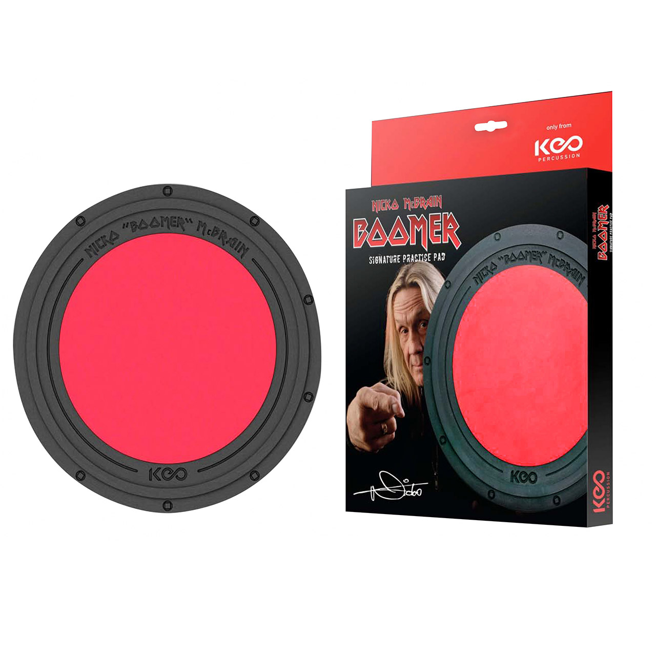 KEO-PAD-NM Nicko McBrain 10" Übungspad