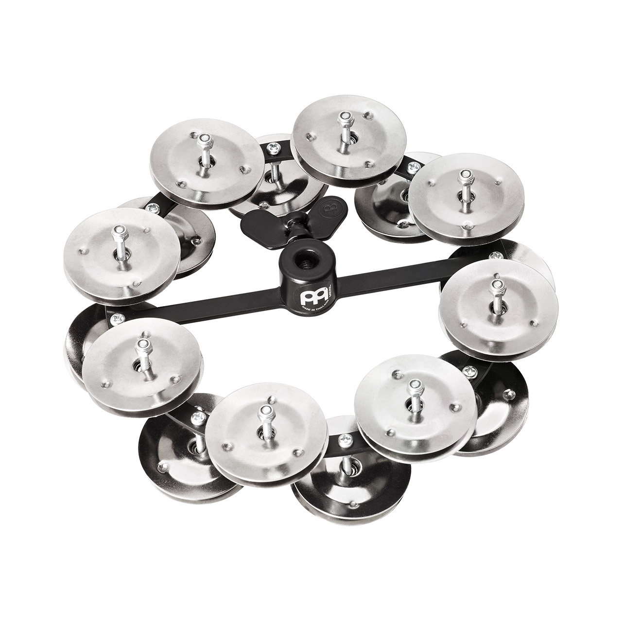 Meinl HiHat Tambourine Stahlschellen HTHH2BK