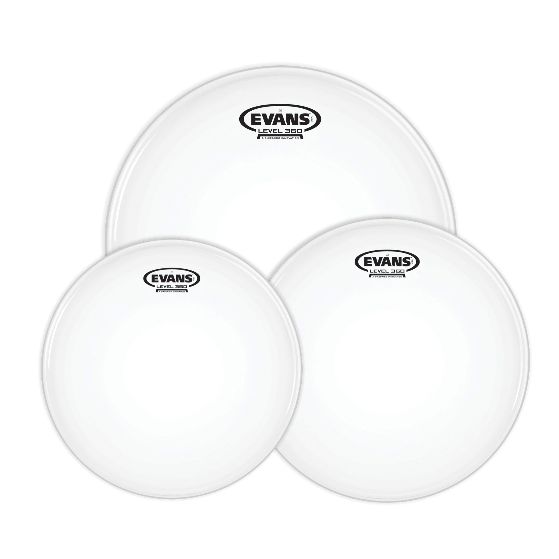 Evans G2 (coated) Standard Tom Pack ETP-G2CTD-S
