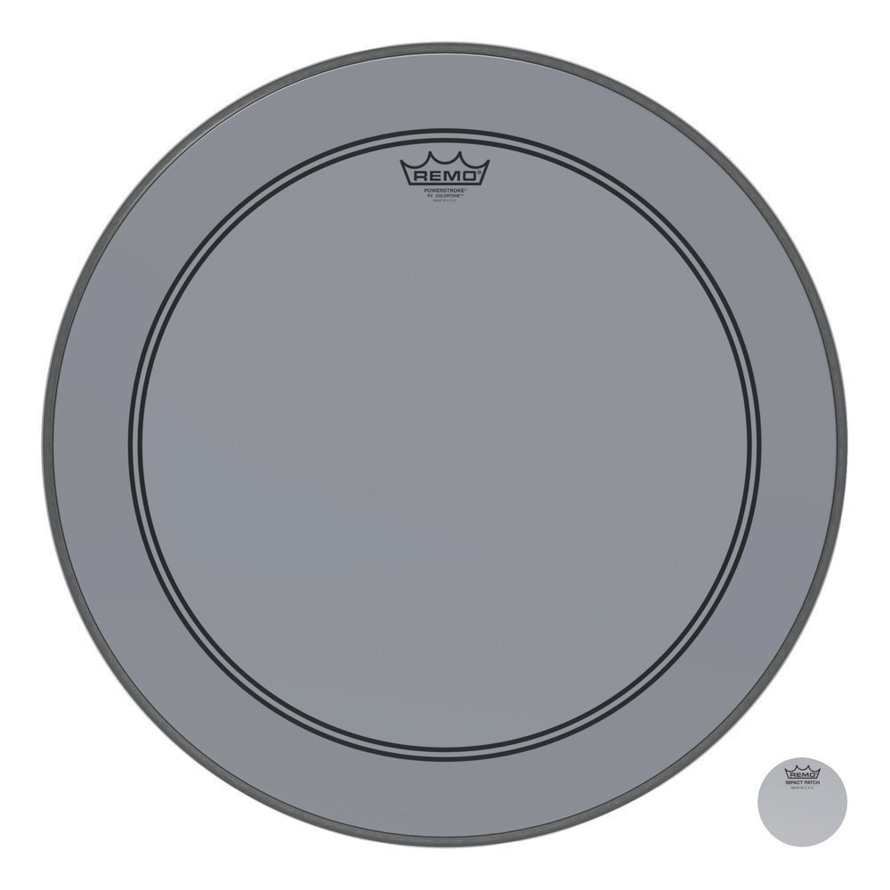 Remo Colortone Powerstroke 3 clear 22" Smoke