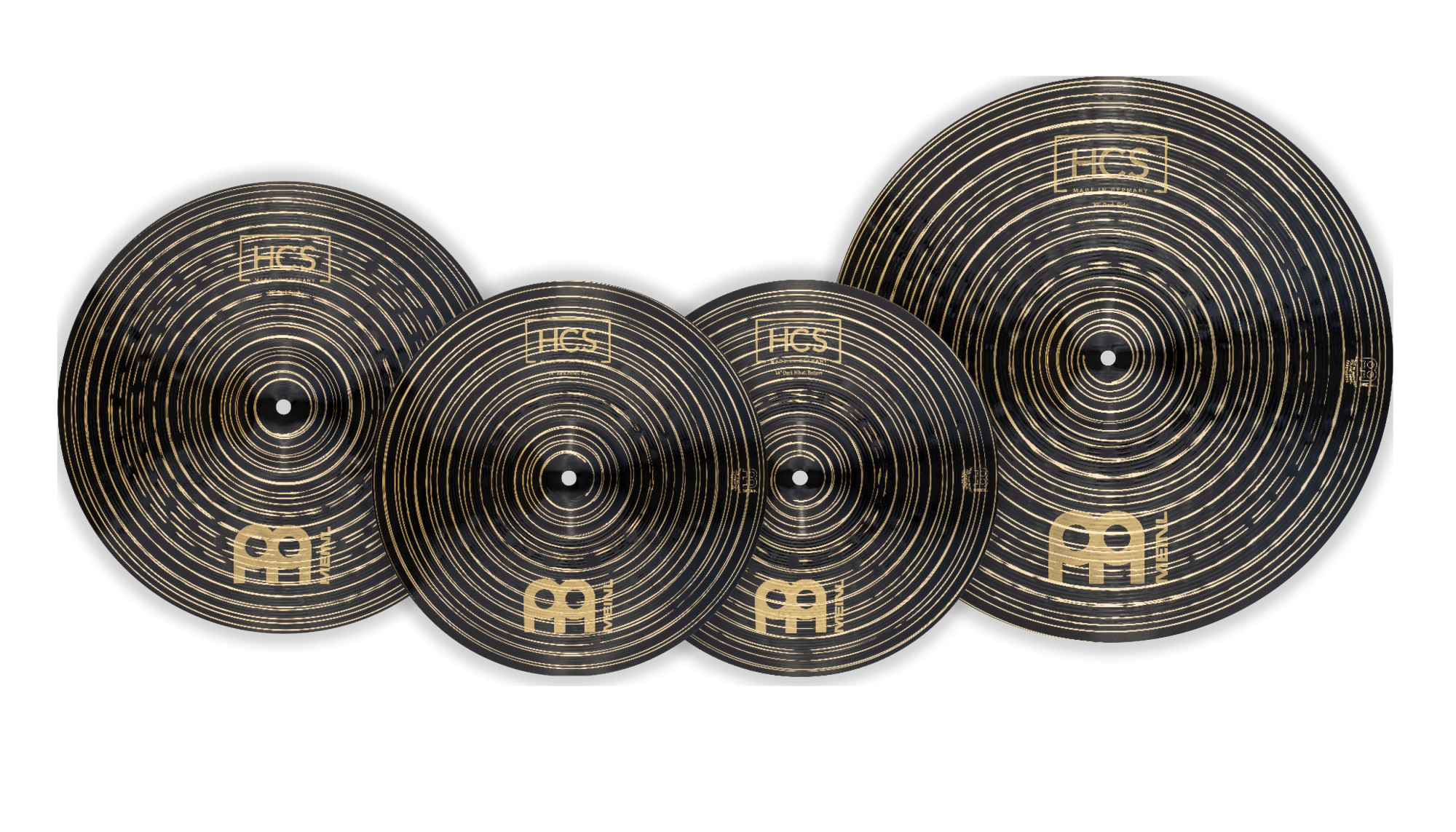 Meinl HCS Dark Complete Cymbal 3pcs Set