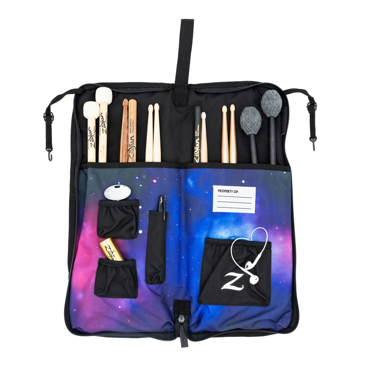 Zildjian Student Drumstick Bag, Purple Galaxy