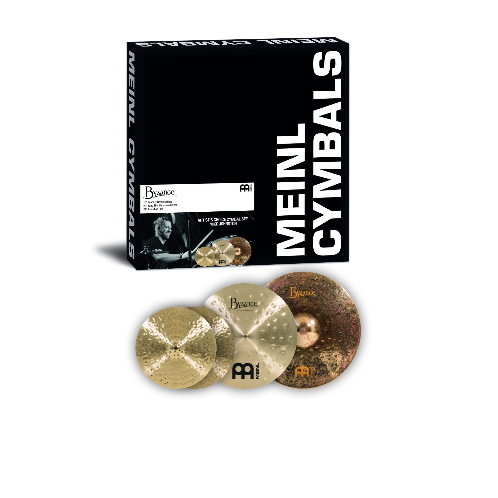 Meinl Byzance Artist's Choice Cymbal Set: Mike Johnston A-CS6