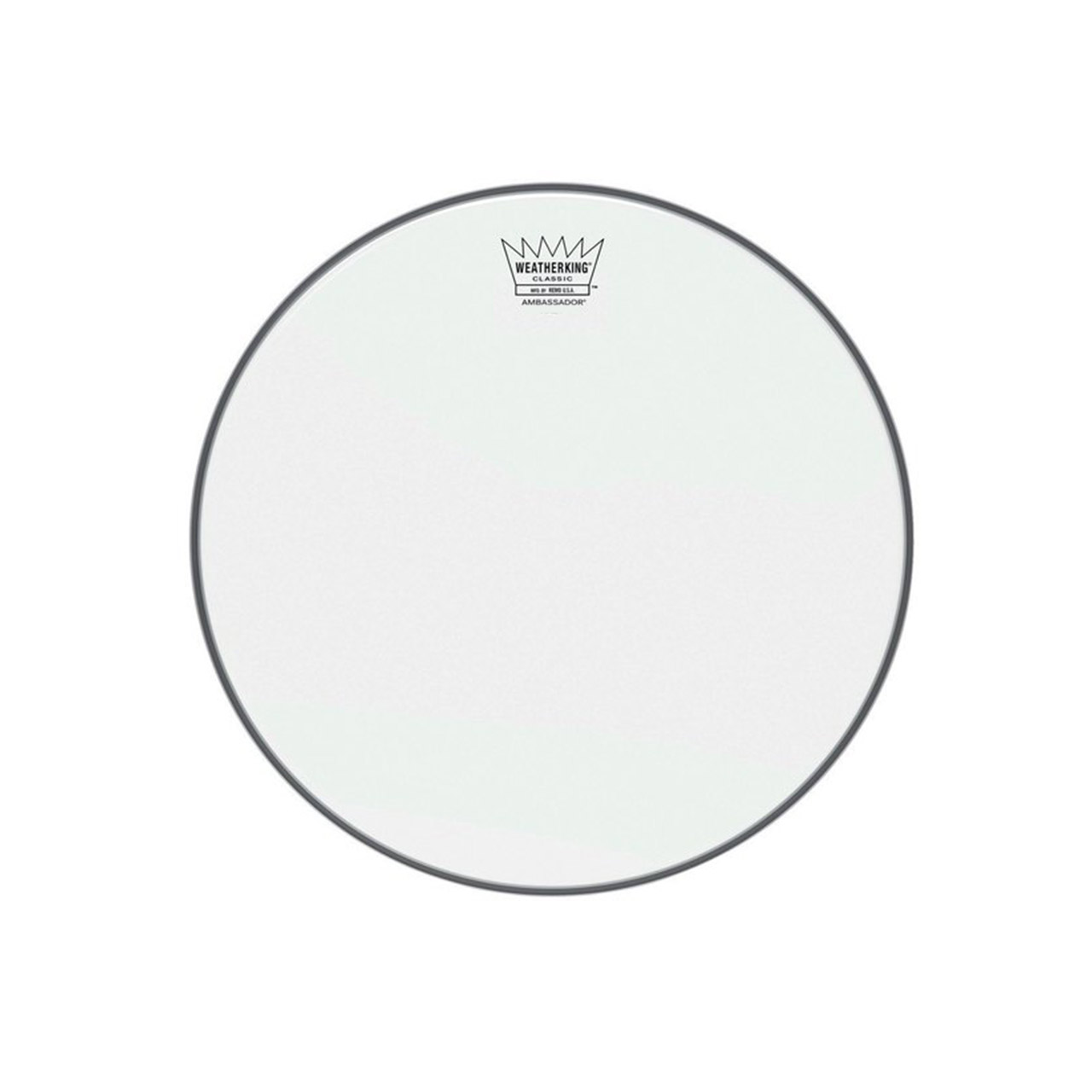 Remo Ambassador Clear Classic Fit 16"